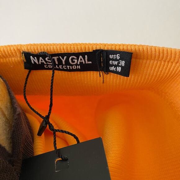 Nasty Gal sz 6 halter ribbed tube midi dress NWT‎ - Picture 11 of 11